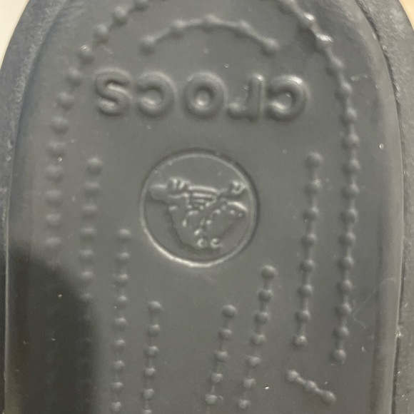 ✨CROC PATRICIA BLACK SLIDE SANDALS SLIPPERS SHOES SZ 11 GREAT CONDITION! - Picture 4 of 5